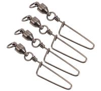 HANABASS Kite Reel Line Connector 4Pcs Heavy Duty Swivel Hooks Quick Release Snap with Rotating Bearing for Kite Flying Gear