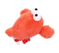 HANABASS Kitten Teething Toy Lobster Plush Bell for Ocean Theme Party Decor and Indoor Cats Stimulation