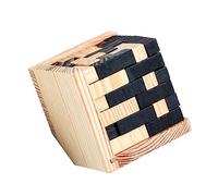 HANABASS Kongming Lock Intellectual Puzzle for Adults and Educational Brain Teasers Made of Premium Enhances Creativity Problem Solving Skills and Hand Eye Coordination