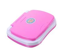 HANABASS Laptop for Ages Mini Educational Learning Computer with LED Screen Music Feature Safe Material Interactive Early Learning Simulation for Boys