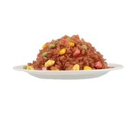 HANABASS Lifelike Artificial Fried Rice Food Prop Realistic Appearance and Fine Craftsmanship, Easy to Use Plastic Play Food Set for Boys and Girls Kitchen and Photo Props