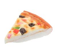 HANABASS Lifelike Simulation Pizza Slice Model Faux Food Decor for Party Decoration Pretend Play Photography Props and Multi Scene Usage