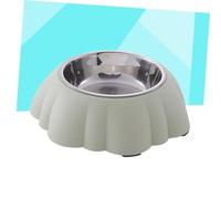 HANABASS Light Green Stainless Steel Dog Feeding Bowl Non Slip Eco Friendly Large Pet Feeder for Puppies and Cats Durable Smooth Surface Easy to Clean