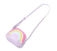HANABASS Macaron Color Crossbody Purse for Lightweight Rainbow Coin Bag for School Parties Birthday Present with Imaginative Design and Princess Aesthetic