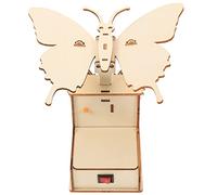 HANABASS Mechanical Bionic Butterfly Toy Set for Boys and Girls DIY Wooden Butterflies Assemble Craft Educational Science Experiment Tool for 3rd Grade Classroom Activities