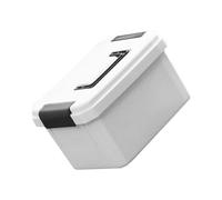 HANABASS Medicine Storage Box Pp Material Large Capacity White Household First Aid Kit Organiser Portable for Sports Team and Home Use