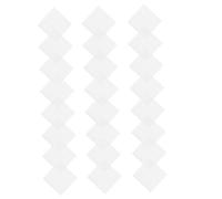 HANABASS Mesh Canvas Sheets Cross- Embroidery Canvas White 8x8cm 30 Pcs Lightweight Smooth for Tapestry and Sewing Projects