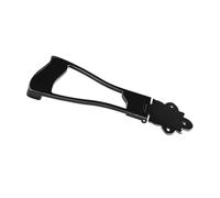 HANABASS Metal Jazz Guitar Tailpiece Bridge for Hollow Body Black Guitar Accessory Easy Installation Lightweight Design Replacement Part for Performance and DIY Luthier Use