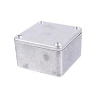 HANABASS Metal Stomp Box Case with Rust-resistant Polished Aluminum Shell for Guitar Effect Pedal Diy Applications
