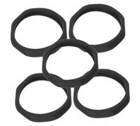 HANABASS Microphone Non-Slip Mic Protection Rings Plastic Anti-Rolling 5Pcs Sturdy Covers Use for at Outdoor Home Party and News Interviews
