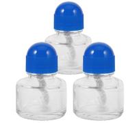 HANABASS Mini Alcohol Lamp Bottle 25Ml Glass Burner with Lid Portable Laboratory Alcohol Burner for Experiment Heating and Outdoor Use