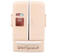 HANABASS Mini Fridge for Dollhouse 1 12 Scale Miniature Fridge Ornament Doll House Toy for Pretend Play Miniature Furniture for Kitchen Decor and Micro Scene