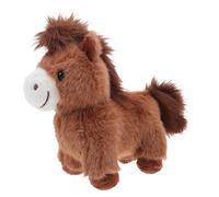 HANABASS Mini Plush Horse Stuffed Animal Soft for Adorable Cartoon Style Chinese Year Spring Festival Compact Cuddly Horse Plush for Travel and Animal Theme Events