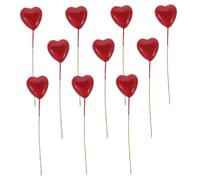 HANABASS Miniature Heart Shaped Balloon Props Dollhouse Decorations for Photo Shoots Birthday Parties Fairy Tale Miniature Worlds
