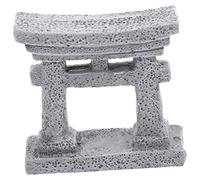 HANABASS Miniature Resin Japanese Gate Model for Mini House Accessories Detailed Miniature Ornament for Zen Garden and DIY Dollhouse Decor Resin Craft for Japanese Style Scene