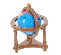 HANABASS Miniature Tellurion Globe Decoration Realistic Dollhouse Accessory for Photography Props and Scene Layout Earth Model for Miniature House Crafting