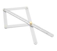 HANABASS Miter Saw Protractor Large Angle Gauge Stainless Steel Angle Finder Tool with Unique Fastening Mechanism Random Color for Precise Woodworking Measurements in Work Areas