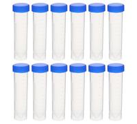 HANABASS Ml Plastic Centrifuge Test Tubes Ultra-high Transparency and Precise Measurement 50pcs with Screw Caps Self-standing Conical Random Color for Molecular Biology and Craft Use
