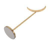 HANABASS Moon Shape Earring Rack Jewelry Display Holder Elegant Metal Iron Stand Resistant to Bending Long Term Durability for Retail Stores and Craft Shows round Base
