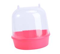 HANABASS Multi-cage Bird Bath Cage Cover for Birds Red Bath for Canary Parrot Safe