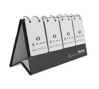 HANABASS Music Rhythm Flashcards with Integrated Calendar for Daily Practice Crossbeat Format Training Cards for Note Reading and Rhythm Instruction Portable Music Teaching Props for