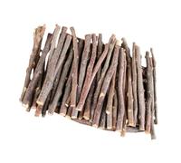 HANABASS Natural Apple Wood Chew Sticks for Small Animals Molar Grinding for Hamsters Rabbits Guinea Pigs Chinchillas Portable Teeth Care Treats for Travel and Home Use