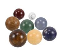 HANABASS Natural Stone Solar System Planet Figures Set Realistic Major Planets Model for Education and Astronomy Learning Gemstone Desk Ornaments for Space Exploration Enthusiasts