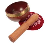 HANABASS Nepal Singing Bowl Multi-function Sound Bowl with Comfortable Grip Mallet and Soft Cushion for Meditation Yoga Mindfulness Relaxation Calming Practices and Decorative Home