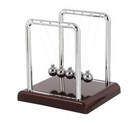 HANABASS Newton Cradle Balance Balls Physics Teaching Gadget for Energy Conservation Demonstration Desktop Kinetic Art Decor Stress Relief and Relaxation Tool for Home and Office