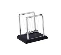 HANABASS Newton's Cradle Five Balls Educational Dynamics Experiment Tool for Learning and Energy Conservation Desktop Decoration