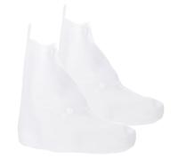 HANABASS Non-slip Overshoes for Outdoor Use High Tube Rain Boots Shoe Covers with Reinforced Sole Rainproof and Protective Feet Covers for Travel and Daily Wear Transparent