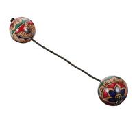 HANABASS One-handed Hand-painted Ball Rhythm Instrument Drumming for Hand Shakers Random Style