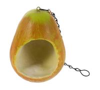 HANABASS Outdoor Hanging Bird Feeder Pear Shaped Design for Backyard Garden Suitable for Finch Sparrow Parakeet Creative Decorative Tree Hanging Bird Food Bowl