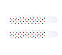 HANABASS Over Knee Cosplay Clown Socks with Colorful Dot Print, Carnival Halloween Party Stockings, Fun Over-the-Knee Costume Socks for Festival and Cosplay