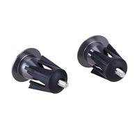HANABASS Pair of Aluminum Alloy Bike Handlebar End Plugs Waterproof Bar End Caps for Mountain and Road Bikes Easy to Install Handlebar Plugs Suitable for Cycling Enthusiasts
