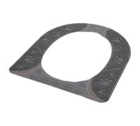 HANABASS Portable Raised Silicone Toilet Seat Cushion Pad with Anti-Skid Feature for Seasons Bathroom Use, Reusable and Supple Design for Comfort