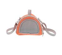 HANABASS Portable Small Animal Carrier Bag for Hamsters Squirrels Chinchillas More Breathable Mesh Design for Outdoor Use Spacious Pet Sling for Food and Water Essentials