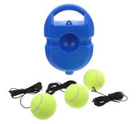 HANABASS Portable Tennis Trainer Set for Beginners High Bounce Soft Balls Non-slip Base and Elastic String Mini Tennis Rebounder for Family Practice and Skill Training