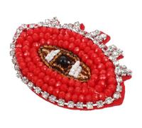 HANABASS Premium Creative Beaded Eye Cloth Patch Sturdy Multi-Purpose Fashionable Clothing Decoration for DIY Clothes Color and Skin-Friendly Material Assorted Style
