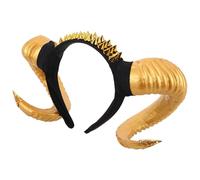 HANABASS Punk Gothic Antelope Sheep Horn Headband Adult Devil Horns Hair Hoop for Halloween Cosplay Costume Accessories Versatile Animal Roleplay Party Props