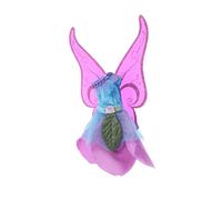 HANABASS Purple Fairy Doll Outfit with Butterfly Wings Whimsical Dress for Dolls Sparkling Costume Accessories for Birthdays and Halloween Unique Design Elements and Fairytale Craftsmanship