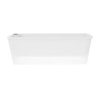 HANABASS Rectangle Planter Box, Self-Watering Flower Pot with Visible Water Window for Indoor and Outdoor Herb Succulent, and Vegetable Plants on Balcony and Windowsill, 43X15X11CM