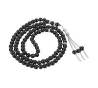 HANABASS Religious Buddha Beads Bracelet Black Sturdy Prayer Rosary for Worship and Daily Wear Spiritual Decorative Jewelry Gift for Men Women