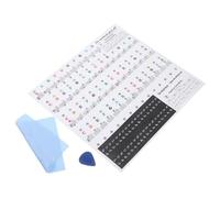 HANABASS Removable Piano Key Stickers for 88/61 Keys, Colorful Musical Note Labels with Phonetic and Staff Guide, Keyboard Note Stickers for Beginner Piano Learning