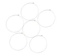 HANABASS Replacement Guitar Strings Electric Strings Guitar Set Stainless Steel Easy to Install Improving Sound Quality Suitable for Semi Acoustic Silver