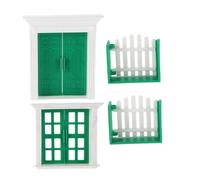 HANABASS Resin Door and Window Accessories with Fences for DIY Crafts Family Friendly Activity Creative Exploration Fun for All Ages