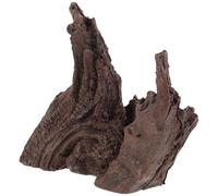 HANABASS Resin Driftwood Aquarium Decoration, Artificial Sinkable Tree Trunk Ornament with Hideout Cave for Fish Tank, Aquarium Wood Decor Suitable for Betta and Aquatic Pets