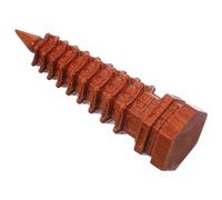 HANABASS Retro Wooden Tower Model for Desktop and Garden Outdoor Decoration, Chinese Buddhism Tower Craft with Brown Wood Material, Classic Simple Elegant Design for Tabletop