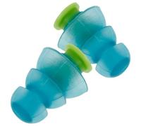 HANABASS Reusable Noise Reduction with Silicone Tips for Travel and Concerts, Blue in-Ear Soundproof Earbuds for Flight Pressure Relief and Sports