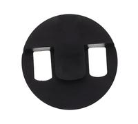 HANABASS Rubber Cello Practice Mute, Round Black Violoncello Mute for Quiet Playing, Orchestral String Instrument Accessory for Cellist Practice